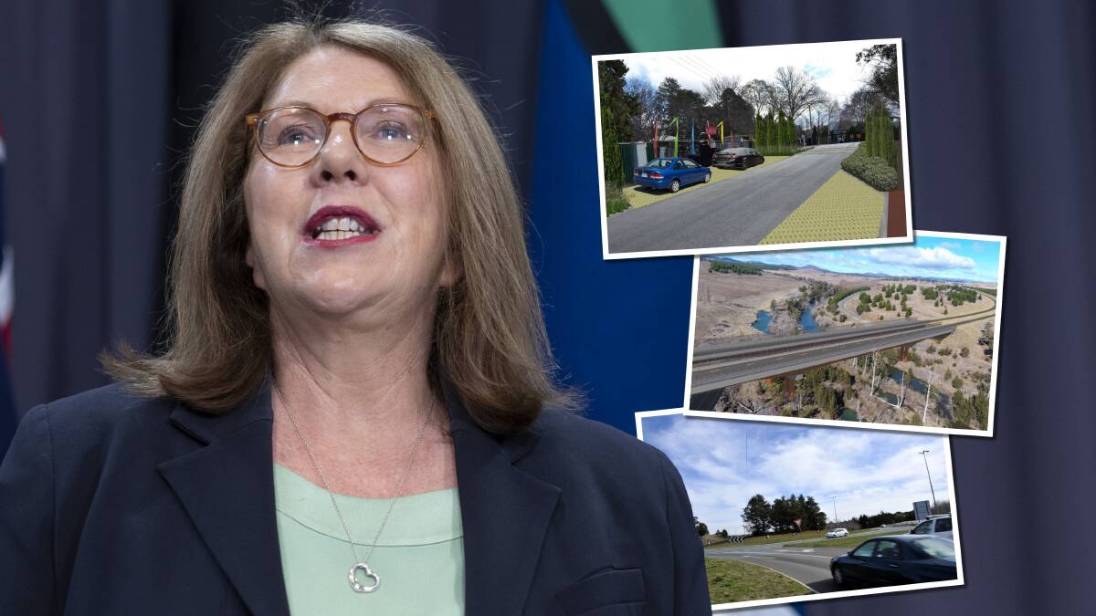Minister for Infrastructure, Transport, Regional Development and Local Government, Catherine King announces the government's response to the Infrastructure review. Picture by Gary Ramage