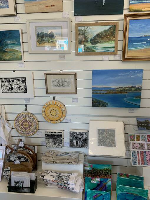 COMMUNITY ASSET: The items on sale at the Montague Arts and Crafts Society-run tourist centre are popular with visitors.
