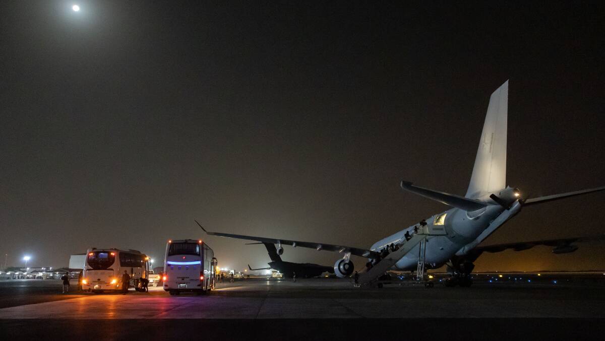 Australia needs stronger forces that could help the US help Taiwan, such as KC-30A tankers. Picture: Department of Defence