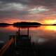The sunrise over Lake Mummuga offers a stunning morning vision.