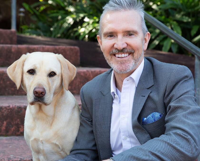 Guide Dogs CEO Dale Cleaver urges people to keep pathways clear to support thos who are visually impaired. Photo supplied