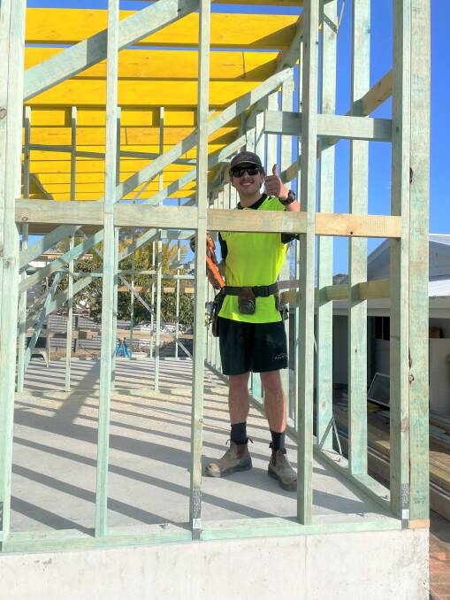 TAFE NSW Moruya carpentry student, Jack Hirst, will represent NSW against some of Australia's best young carpenters at the WorldSkills National competition. Picture supplied.