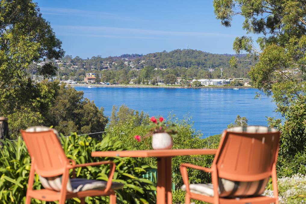 Enjoy expansive views of the bay