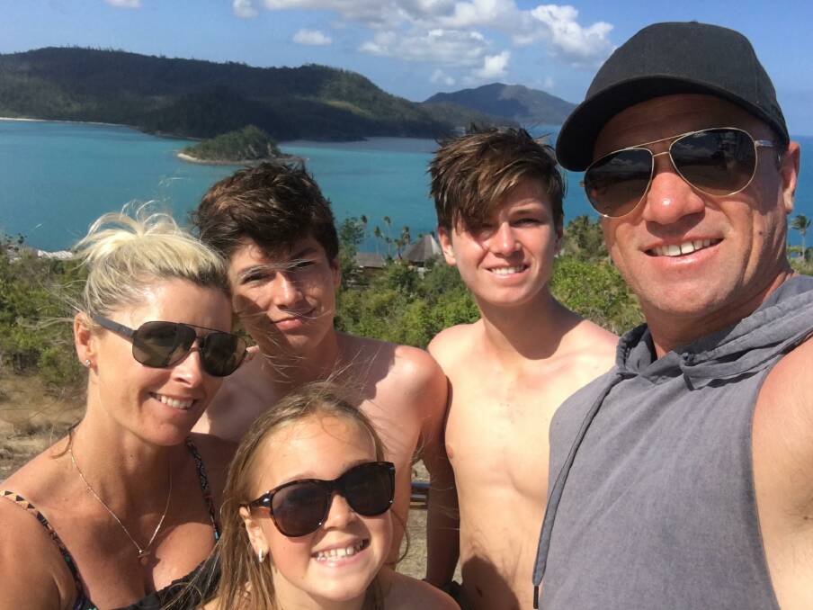Shannon Noll loves taking his family to Hamilton Island.