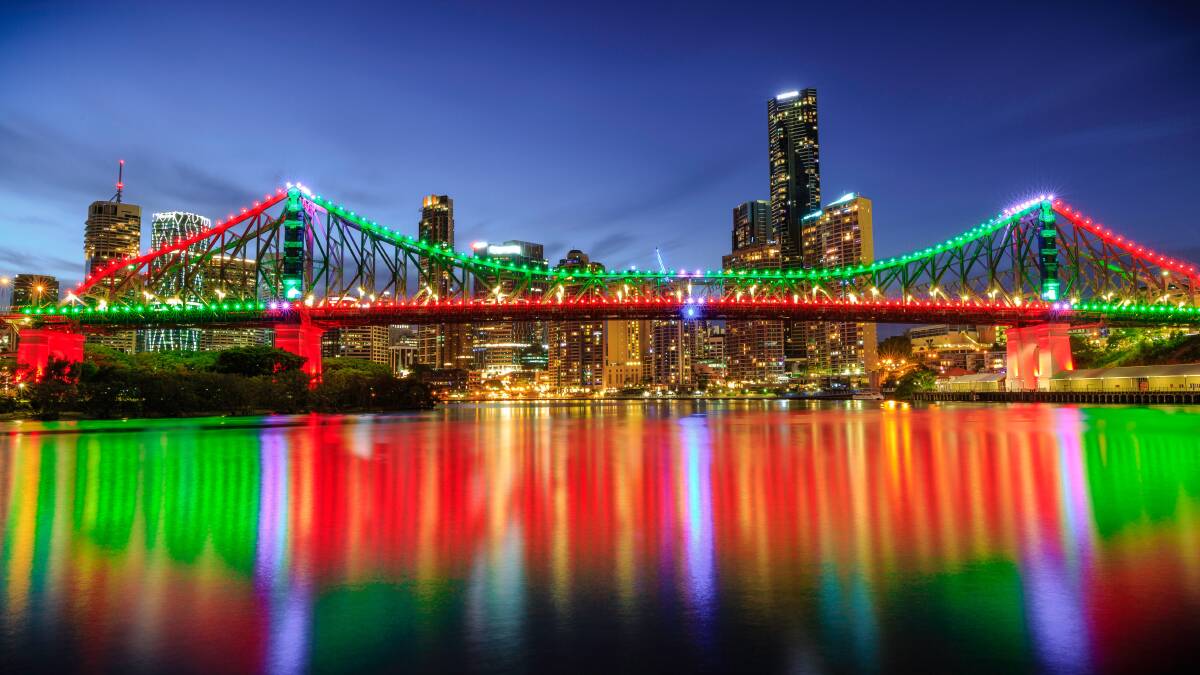 Breathtaking Brisbane at night. Picture: Shutterstock