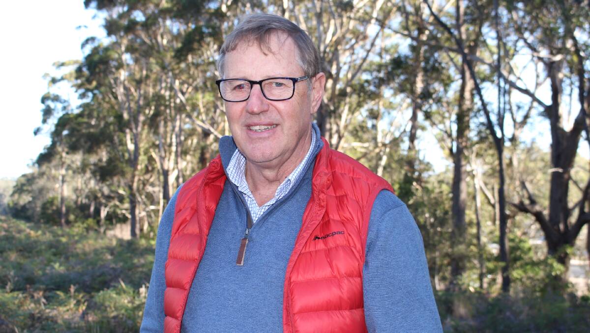 Rob de Fégely is a conservationist and forester from Lochiel. He is also the manager of the South East NSW Forestry Hub. Photo: Denise Dion
