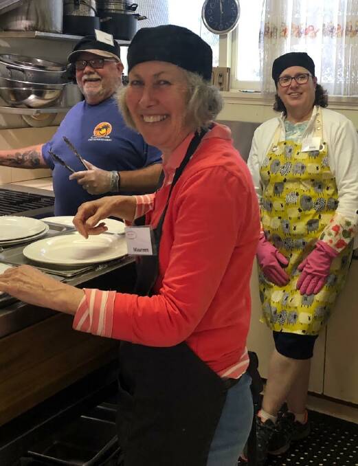 FUN FOR FREE: There are opportunities for new volunteers at Monty's Place. The community organisation puts on lunch at Uniting Church Hall every Wednesday.
