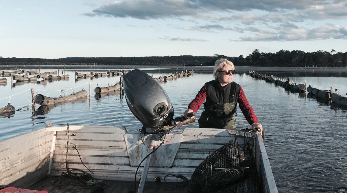 Merimbula oyster farmer Pip Boyton suggested separate competitions for men and women in the oyster shuck to help highlight the increasing prominence of women in the industry.