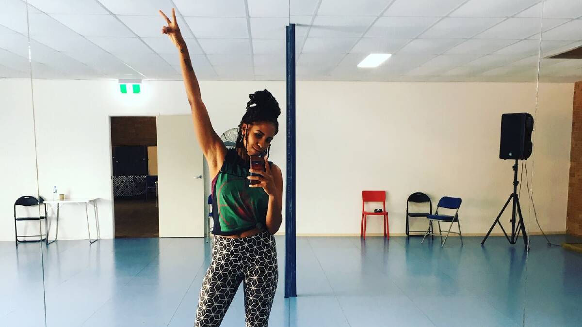 Dancer and choreographer Cayce Hill will help Project 8 participants in Bermagui develop new dance skills that will form part of the future social media campaign focusing on Take Care Be Aware.