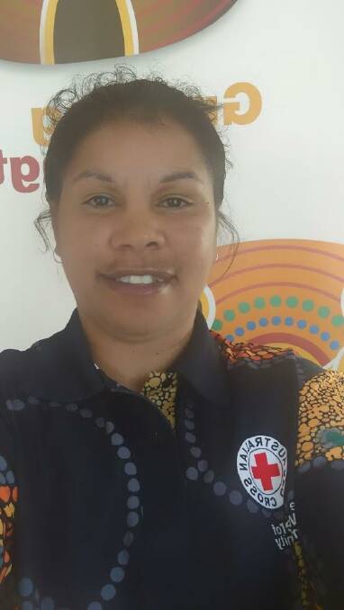 WOMEN TO THE FRONT: Wallaga Lake's Cathy Thomas has been recognised for her important community contribution during this year's NAIDOC Week celebrations with a Red Cross Creative Culture Award.