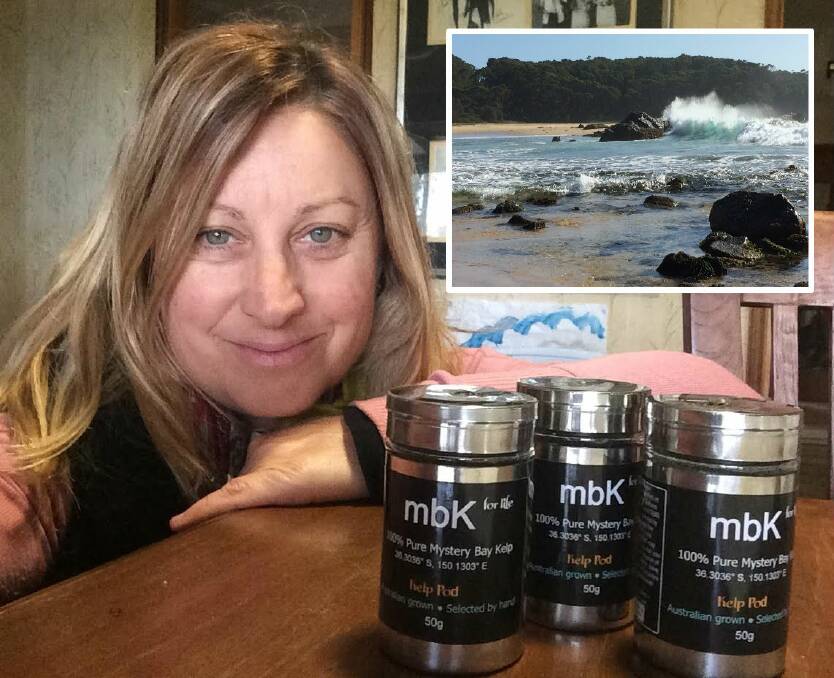 OCEAN TO TABLE: Mystery Bay's Lee-Anne Eddie swears by the health benefits of local kelp. So much so, she's started producing her own kelp powder range.