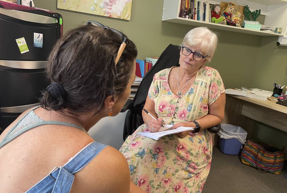 HELP: Shoalhaven Family Counselling Service's counselor Sue Davies is available at the Shoalhaven Homeless Hub.