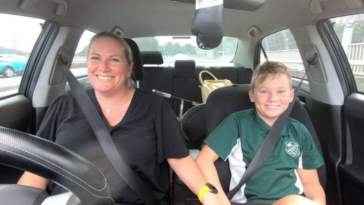 Single mum Sarah of Wollongong (pictured with her son Brax aged 11) will share her struggles with fertility in the Nine Network program Big Miracles from February. Picture supplied.