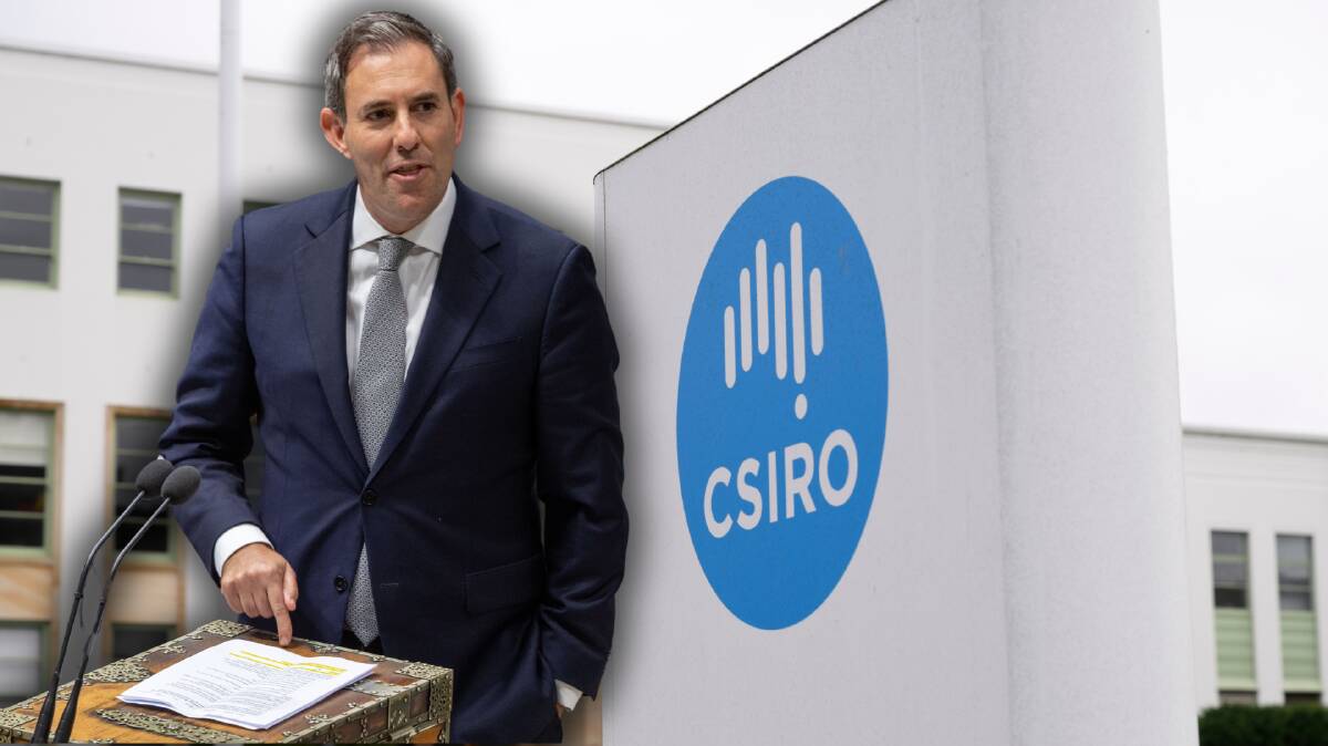 More than 80 per cent of the CSIRO's 840 buildings are "past their technical end of life" as the Treasurer Jim Chalmers announces more funding for the organisation. Picture by Keegan Carroll
