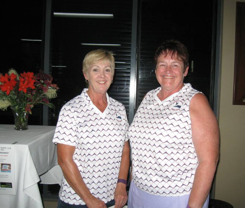 Tathra locals topping the division three handicap results are Sue Howland and Anne Marie Maley after a strong round. 