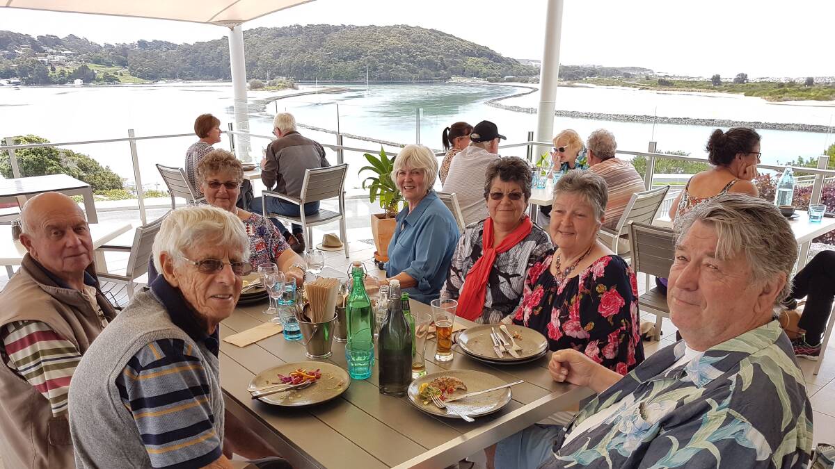 BIRTHDAY VIEW: Nancy Curry celebrated her birthday with lunch at The View.cafe with Vince Currey, John Wisbey, Marion Wisbey, Diane Lovatt, Sue and Ivan Finlay.