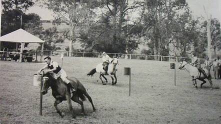 Sporting and novelty events at the Cobargo horse show many years ago. 