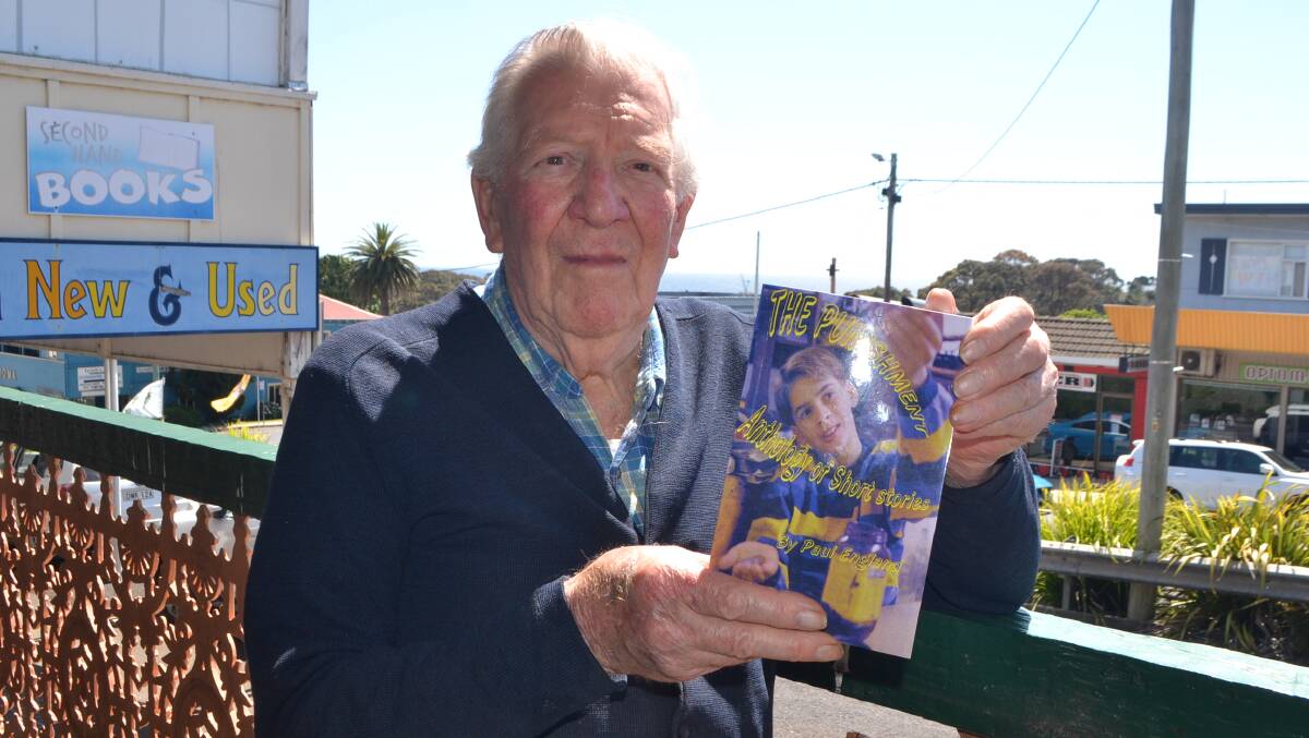 NEW BOOK: Narooma author Paul England with his new book "The Punishment - Anthology of Short Stories". 