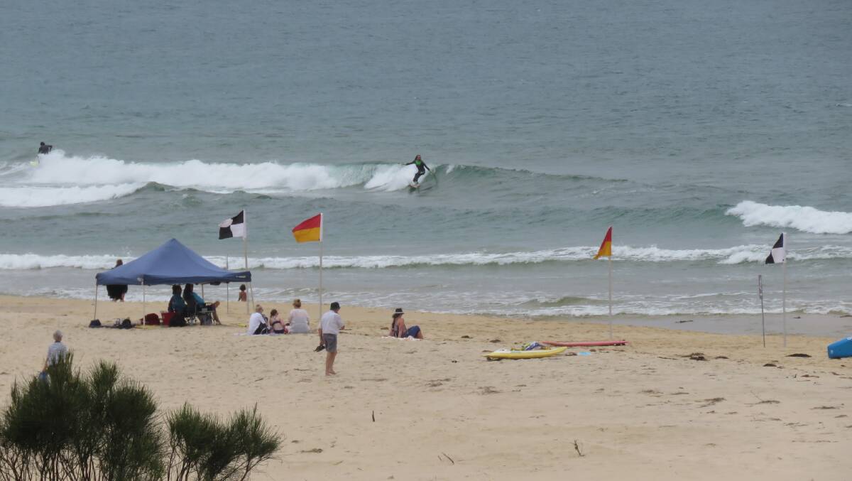 SURF PATROL: Professional lifeguards from Lifeguarding Services Australia have started their summer holiday patrols at Dalmeny Beach. Photo: David Andrew