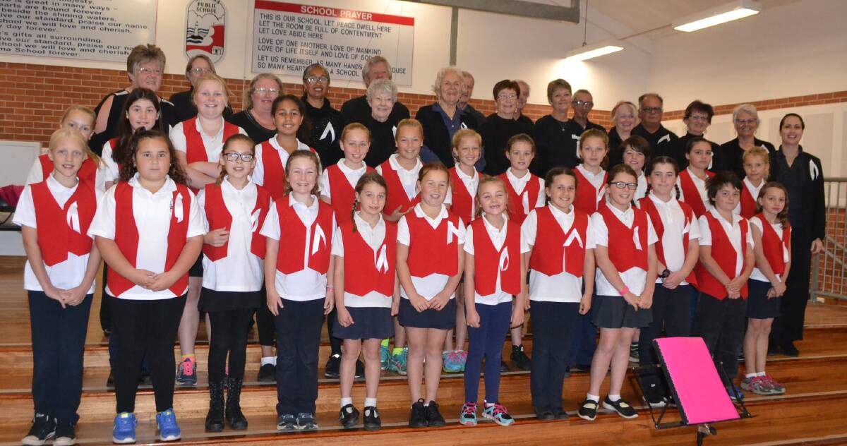 Photos of the Narooma choirs in action