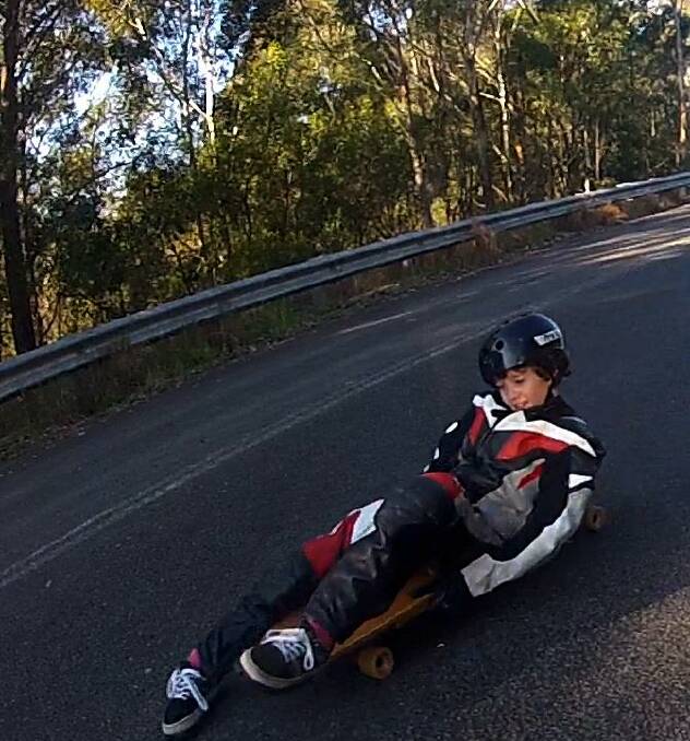 DERBY RIDER: 11-year-old Nick Jacobs of Bermagui will be riding his first event at the Port Kembla Billy Cart Derby. 