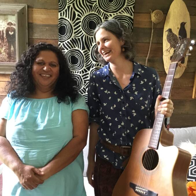 STORY TELLERS: Yuin artist Cheryl Davison and storyteller and songwriter Annie Bryant will present an afternoon in the Dreamtime through story, song and sharing, at Central Tilba. 
