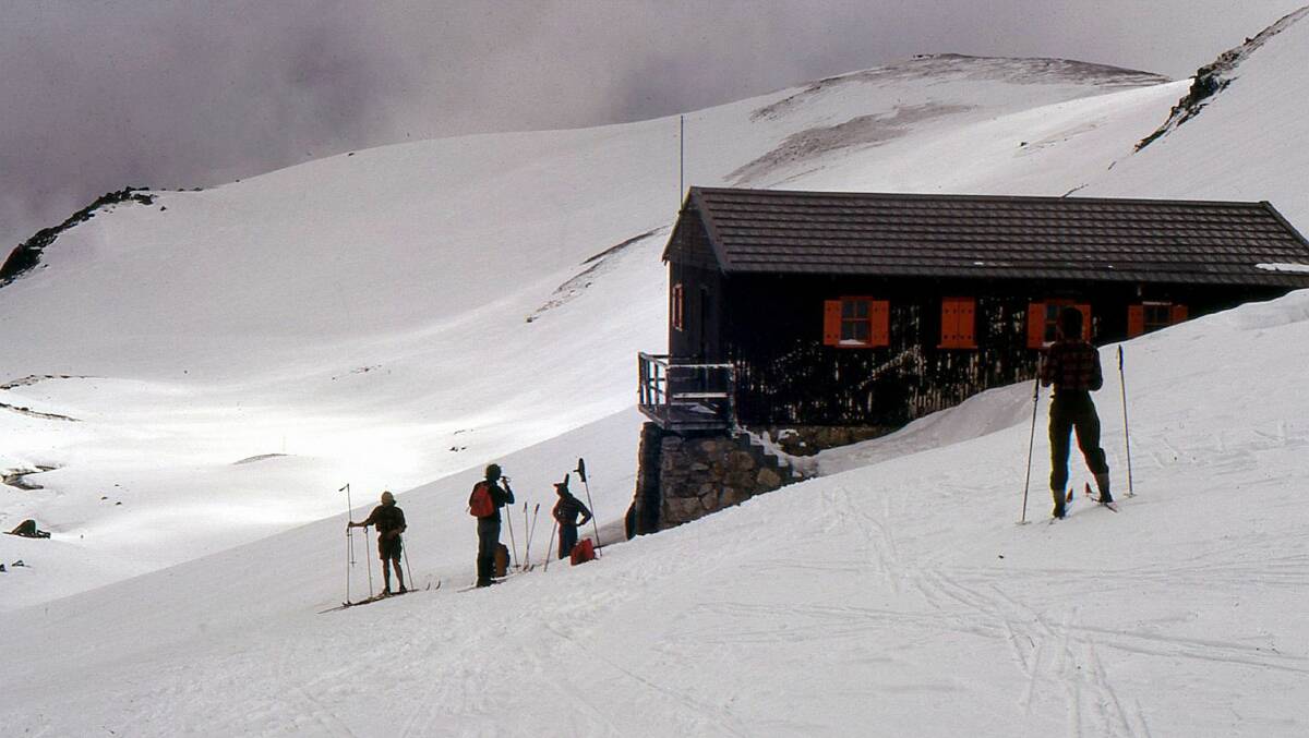 Lake Albina Lodge in winter 1974. Picture: Bill Crawshaw