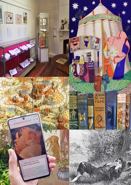 The River of Art is more than an Arts Directory and includes the Moruya and District Historical Society's online exhibition "Illuminated: the Art of Children's Book Illustration".