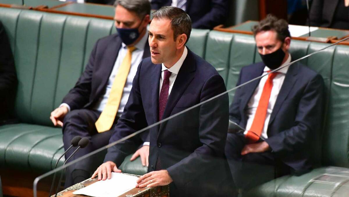 Treasurer Jim Chalmers in parliament. Picture: Elesa Kurtz. Treasurer Jim Chalmers in parliament. Picture: Elesa Kurtz.