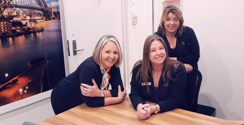 From the left: Member service officer Sharon Knight, branch manager Jenny McKenzie (sitting), and member service officer Tracey Smith. Photo: Supplied.