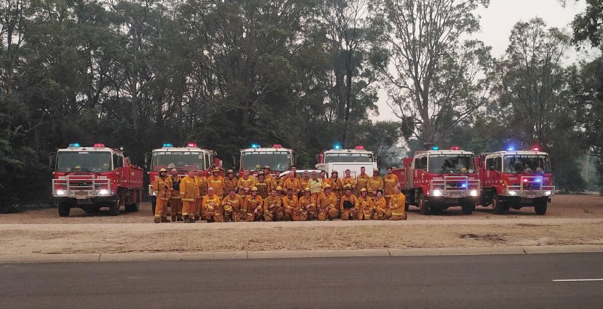 Strike team 1392 from CFA region 13, the crews is made up of volunteers from
the towns of Ferntree Gully, Upper Ferntree Gully, Bayswater, Upwey,
Kalorama, Mt Dandenong, Kallista, The Patch, Silvan, Menzies Creek,
Belgrave Heights, Wandin, Seville, Warburton, Boronia,
Rowville, South Warrandyte, Wonga Park and Gruyere. Photo: supplied