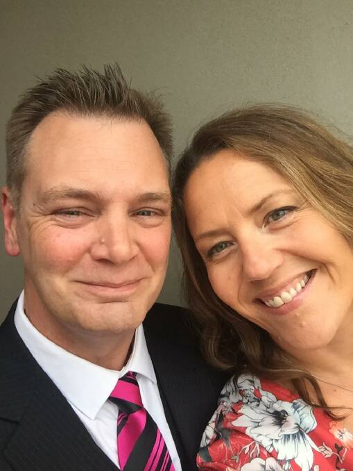 Tanya Whitehurst (pictured with husband, Mark) says selecting Mandurah for locations was a 'no-brainer'. Photo: Supplied.