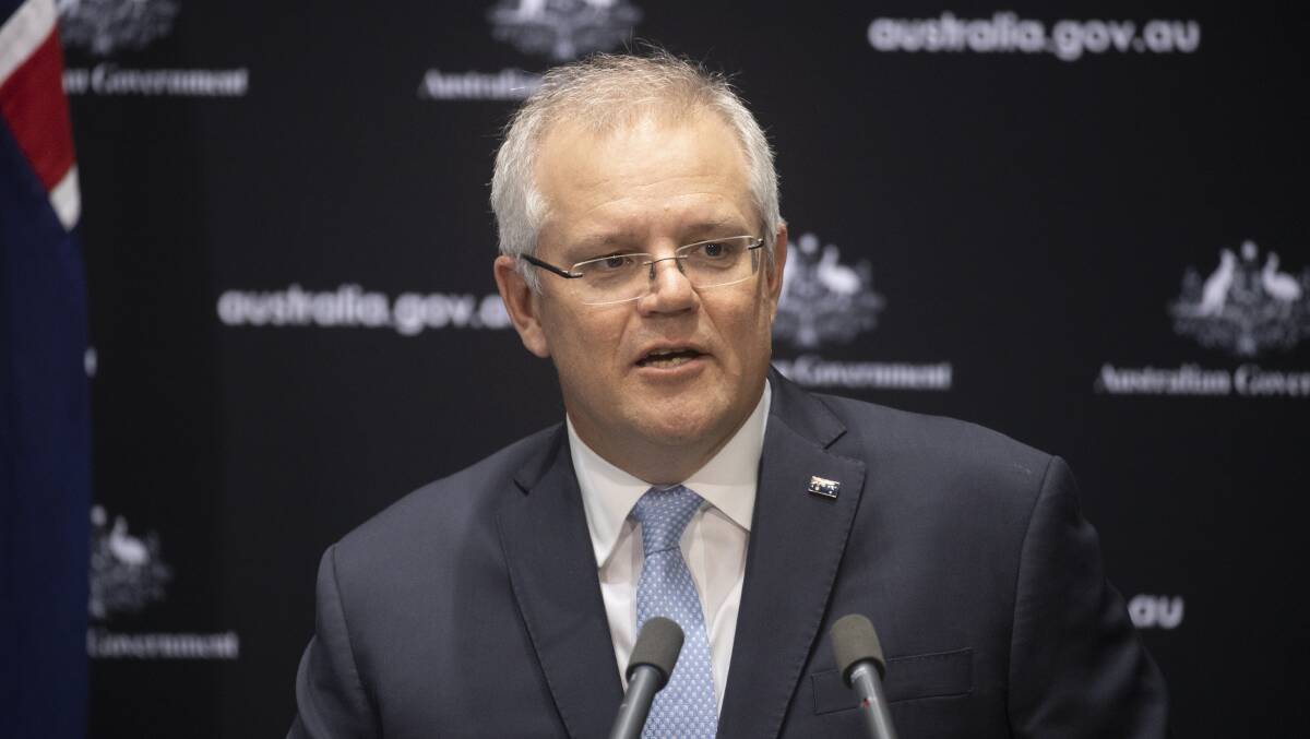 Scott Morrison, as with so many leaders around the world, is having to adjust to the reality that the world right now is not as they would have it. Picture: Sitthixay Ditthavong