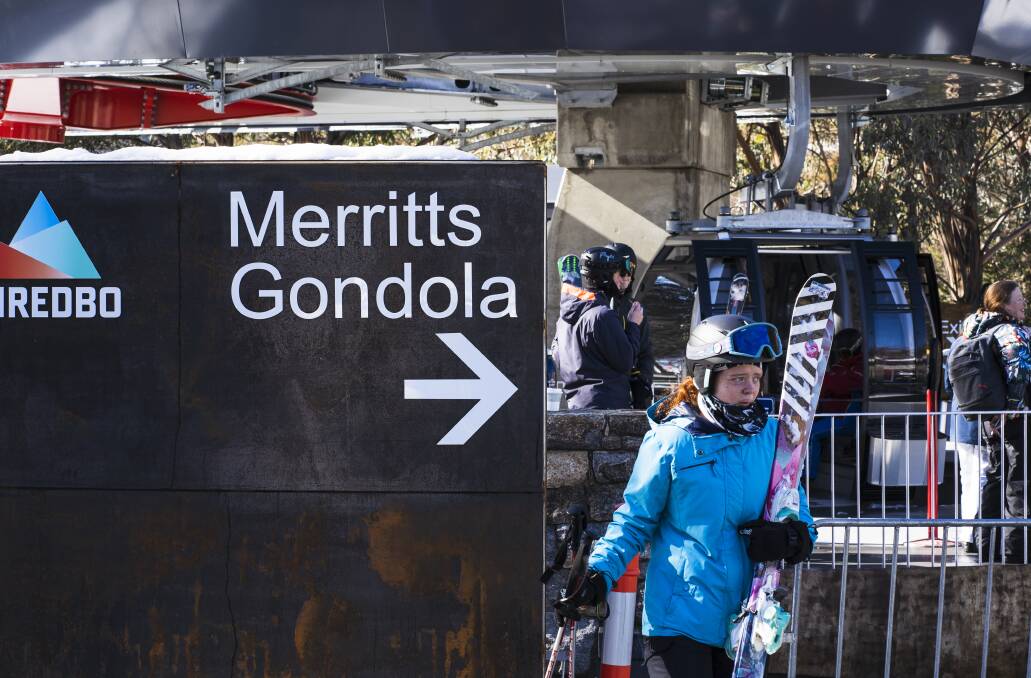 The new Merritts Gondola at the Thredbo was a $15 million investment over the summer. Picture: Dion Georgopoulos