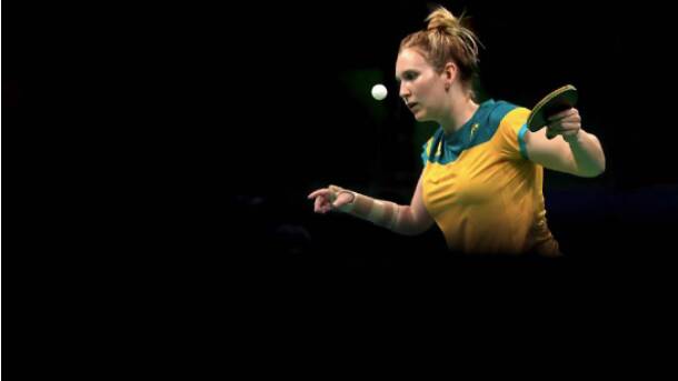 GREEN AND GOLD: Hamilton export Melissa Tapper will represent Australia at the Tokyo Olympics in table tennis. She won gold at the 2018 Commonwealth Games.