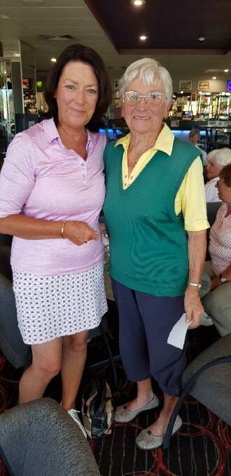 Winner of the day was Norma Heddles, presented by L. Ponsford.