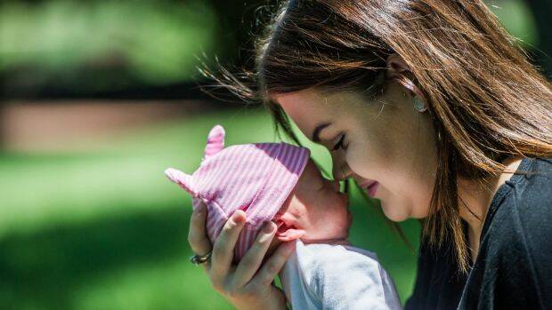 Emily Stokes was never sure if her condition would allow her to have children, so regards the arrival of daughter Charlie as nothing short of a miracle. Photo: Karleen Minney
