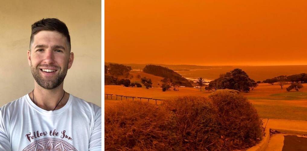 FINDING SOLACE: Darcy Stubbings says prioritising mental health has helped him face this year's challenges, including the fires that threatened his family at Narooma.