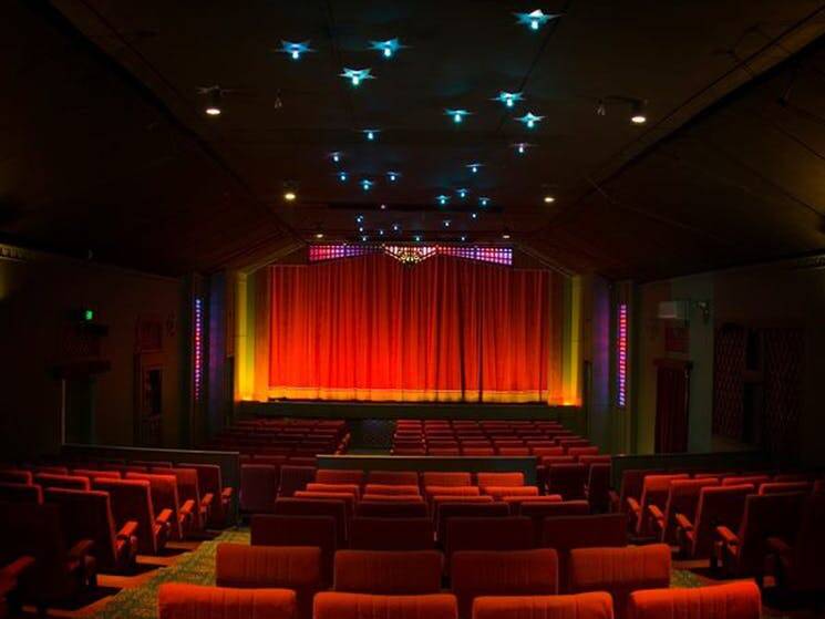 Mainstream, arthouse and independent films are screened and live shows and performances are usually hosted at the Narooma Kinema, however distributors are postponing the release of many films during the coronavirus crisis.