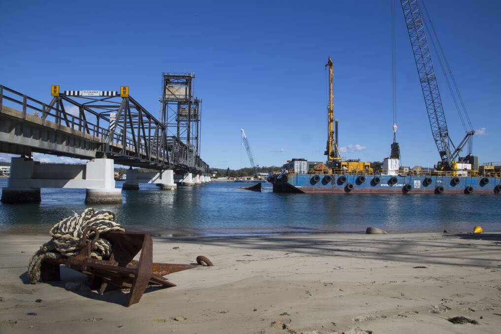 Batemans Bay new bridge project work continues.