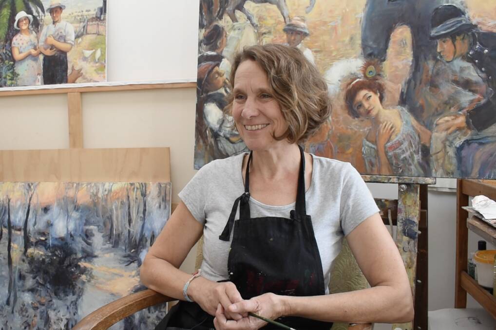 DISCOVERY: Moruya artist Raewyn Lawrence will not open her studio as part of the River of Art Festival, but instead will take part in a virtual event.