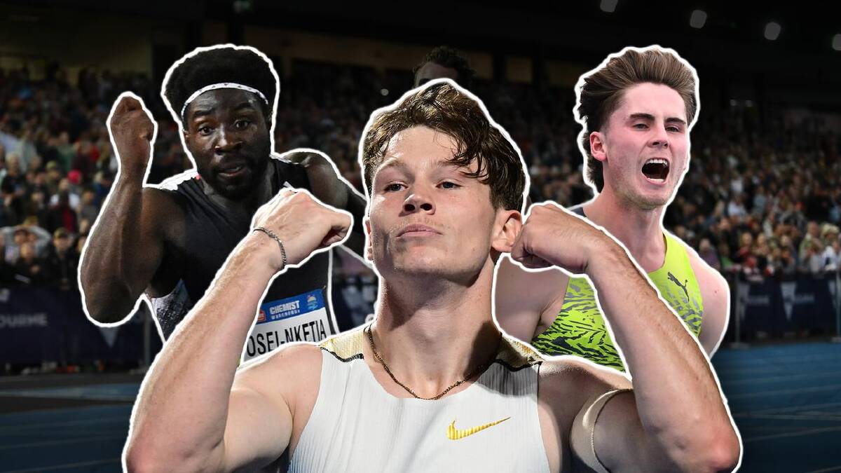 Australia has no shortage of depth in the men's 100m, even without a hamstrung Gout Gout. (Susie Dodds/AAP PHOTOS) Australia has no shortage of depth in the men's 100m, even without a hamstrung Gout Gout. (Susie Dodds/AAP PHOTOS)