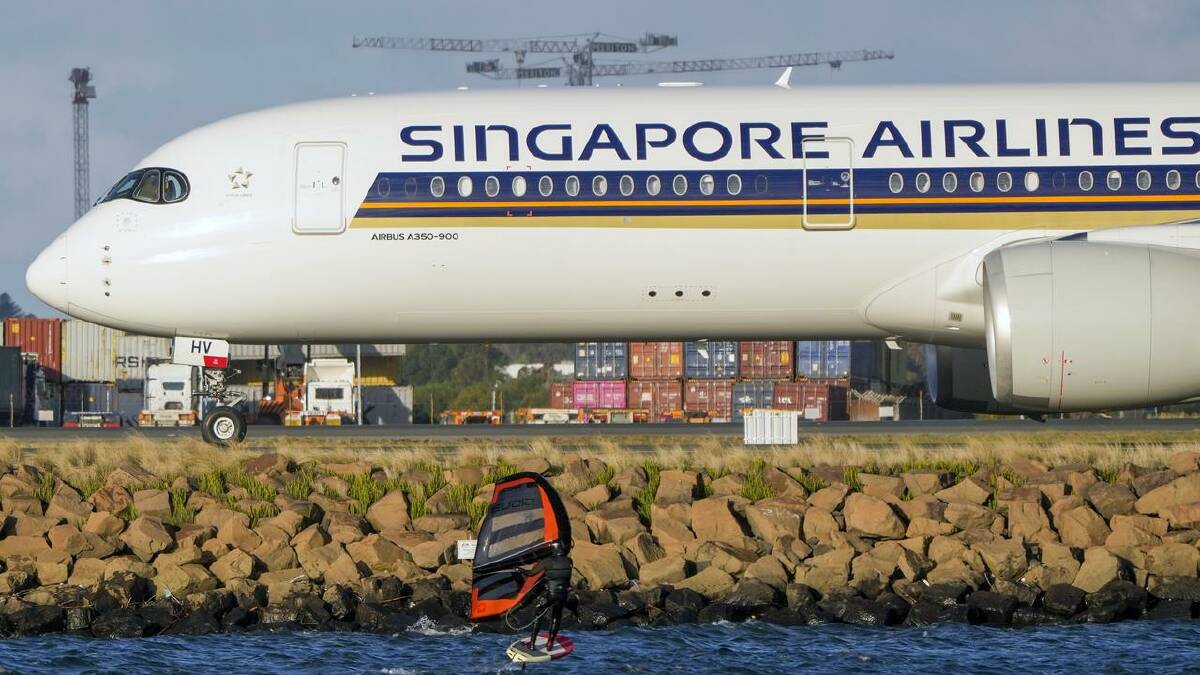 Singapore Airlines is the first international service to sign up to use the Western Sydney airport. (AP PHOTO) Singapore Airlines is the first international service to sign up to use the Western Sydney airport. (AP PHOTO)