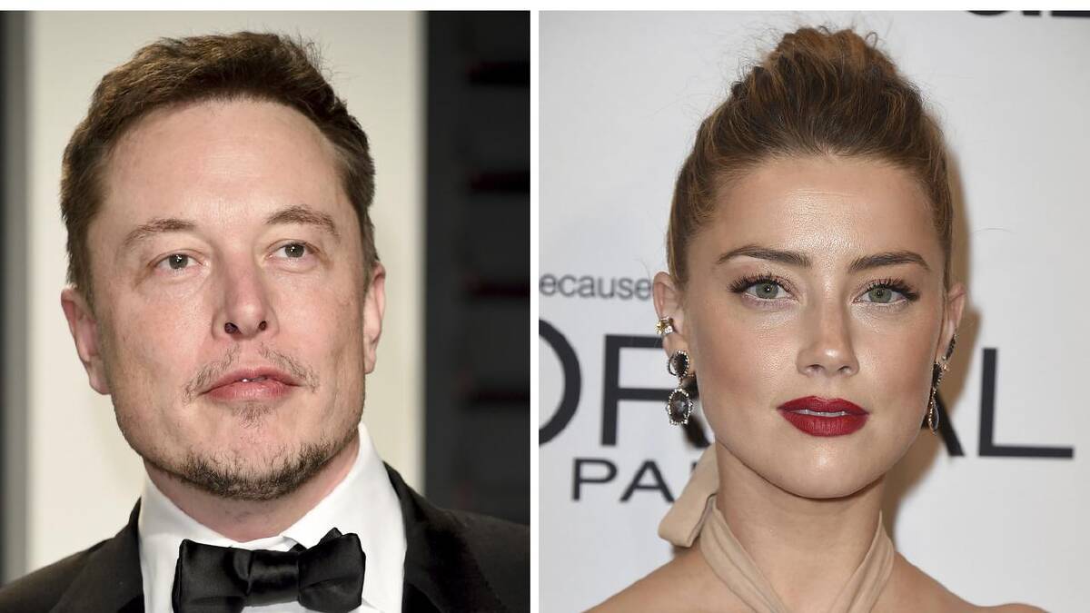Elon Musk confessed he was "in love" with Amber Heard. (AP PHOTO) Elon Musk confessed he was "in love" with Amber Heard. (AP PHOTO)