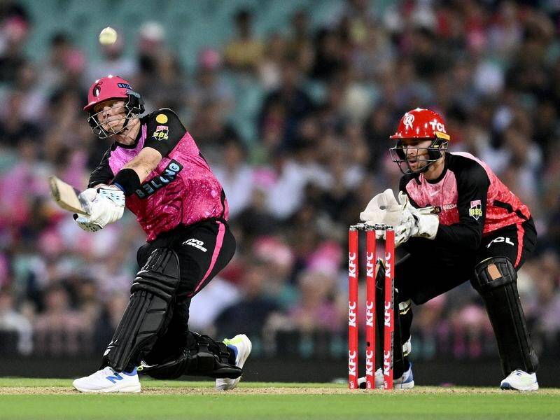 Steve Smith has top-scored for the Sixers in their BBL win over the Renegades. (Dan Himbrechts/AAP PHOTOS)