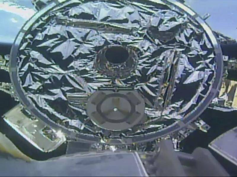 The Cygnus capsule containing the Easter feast arrives at the International Space Station.