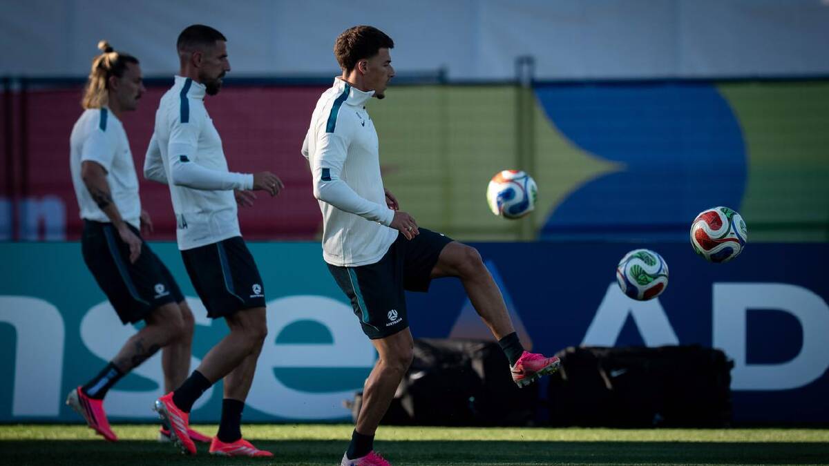 Ajdin Hrustic (right) says its all about adjusting to the conditions which will be similar to Qatar. (AP PHOTO) Ajdin Hrustic (right) says its all about adjusting to the conditions which will be similar to Qatar. (AP PHOTO)