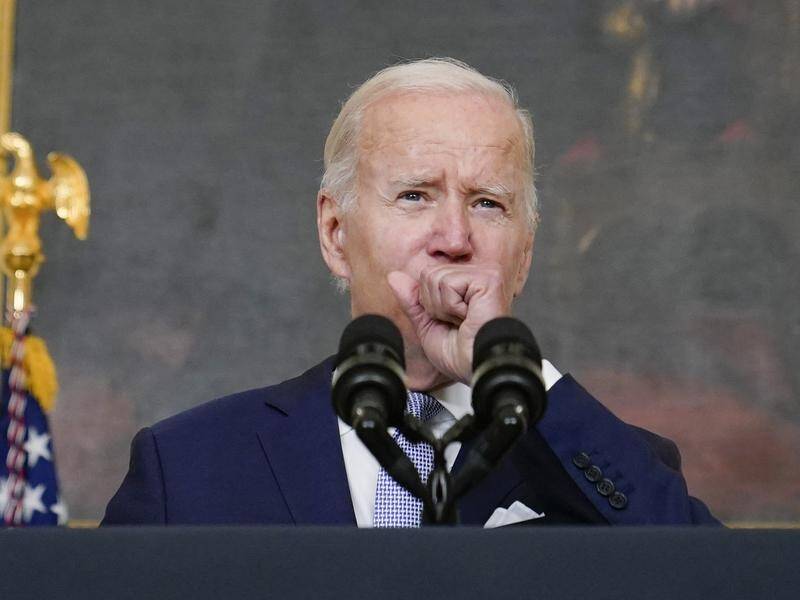 President Joe Biden says he's "feeling fine" after testing positive again for COVID-19. (AP PHOTO)
