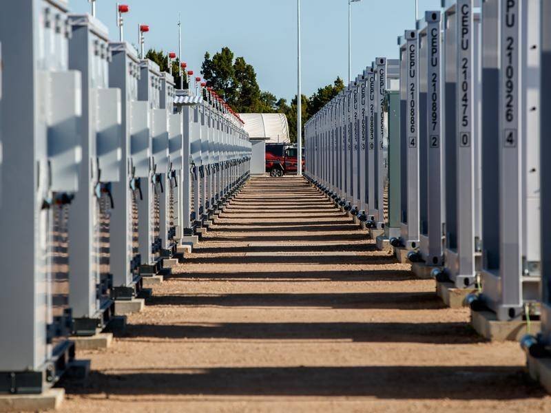 AGL's Torrens Island precinct near Adelaide will bring online a 250-megawatt bank of batteries. (Matt Turner/AAP PHOTOS)