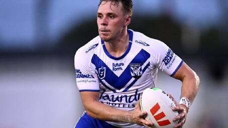 Blake Taaffe has a new role this week, expected to add impact from the bench for the Bulldogs. (Dan Himbrechts/AAP PHOTOS)
